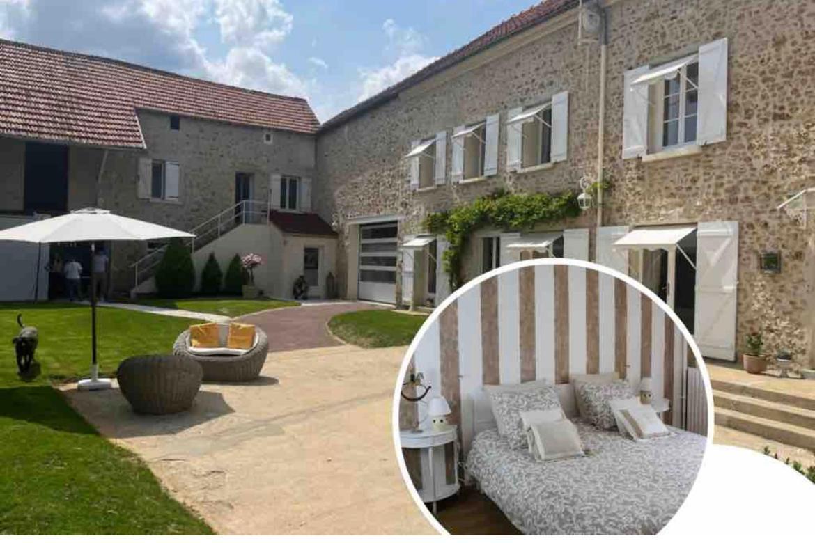 Chambres A La Maison Hermitage Aincourt Bagian luar foto